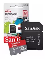 Cartão Memoria Sandisk 32gb Micro Sd Ultra Original Box Sdhc
