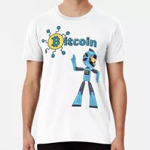 Remera Robot Bitcoin, Criptomoneda, Moneda Virtual Algodon P