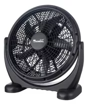 Ventilador De Piso Kendal Kf-16b Negro Con 5 Aspas De  Plástico, 16  De Diámetro 220 v