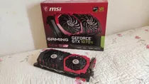 Placa De Vídeo Nvidia Msi Gaming Geforce Gtx 1070ti 8gb