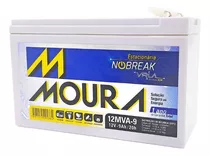 Bateria Moura 12v/9ah 12 Mva-9 Ups Apc/eaton/polaris/vertiv