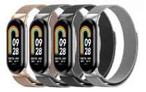 4 Correas Milanesas For Reloj Inteligente Xiaomi Mi Band 8