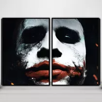 Set Par De Cuadros Decorativos Joker Guason  C1028b