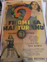 1 Afiche De Cine Original - Lote De 1-760-filomena Marturano