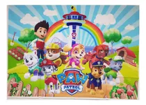 Telón De Paw Patroll Para Celebraciones Gl