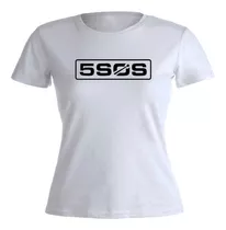 Remera Mujer Algodón 5sos Five Second Of Summer 