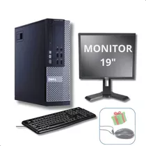 Cpu Dell Optiplex Core I5 8gb Ssd240gb Monitor Teclado Mouse