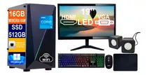 Pc Completo Cpu I5 6500 / Ssd 512gb M2 / 16gb Ddr4 + Monitor