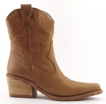 Botas Texanas Dama Mujer Altas Cuero Comodas B1 Czapa