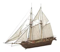 Maqueta De Velero Decorativa, Barco De Vela Miniatura De Mad