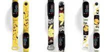 Relógio Digital Infantil Tipo Smart Mi Band Pikachu Pokémon Cor Da Caixa Branco