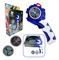 Brinquedo Bay Blade Pião Lançador Arena Metal Super Beyblade