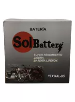 Bateria Ytx14al Bs Solbattery Kawasaki Klr Vstrom 650