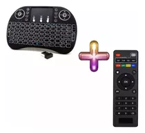 Controle Remoto E Teclado Smart Wireless Tv Box Pro 4k Novo
