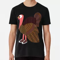 Remera Cute Cartoon Turkey Runner Con Zapatillas Clásicas. A