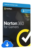 Norton Antivírus 360 Gamers 3 Dispositivos Pc, Mac E Celular