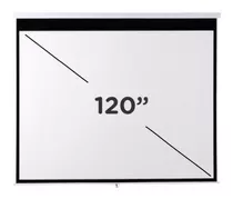 Pantalla Proyector 120 Pulgadas 16:9 Pared Techo Retractil 