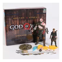 Figuras God Of War 4 Kratos Y Atreus Neca Pack