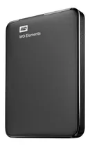 Hd Externo Portátil 2tb Usb 3.0 Western Digital Elements Wdbu6y0020bbk - Preto