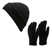 Guantes Y Gorro Proteccion Cabeza Manos Clima Frio Invierno 