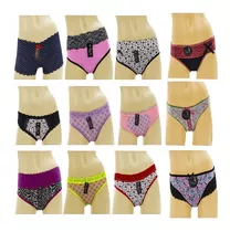 Divertido Set Bikini Cachetero Tanga Hilo 6 Piezas Premium