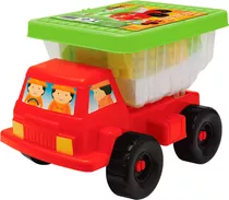 Caminhão Basculante De Brinquedo Com 18 Blocos Gulliver