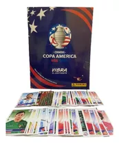 Álbum Copa América Usa 2024 Panini Capa Dura + 86 Pacotes De Figurinhas
