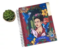 Pack 5 Cuadernos Medio Oficio 5 Mm 150 Hjs Frida Khalo