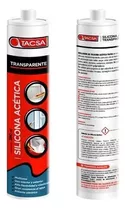 Sellador Tacsa Silicona Acética Color Transparente