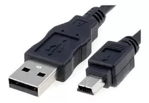 Cable Mini Usb 5 Pines 1.5 Metros Para Carga Y Datos V3 Ps3 Joystick Move Usb 2.0 - Lanús