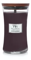 Vela De Reloj De Arena Grande Woodwick Spiced Blackberr...