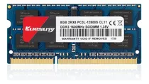 Memoria Ram Gamer Color Azul  8gb 1x8gb Kuesuny Ddr3l-1600s