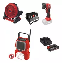 Pack Einhell Ventilador + Radio + Linterna + C/b 2,5 Ah