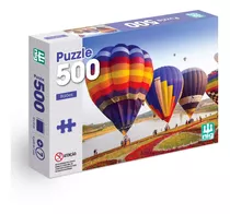 Puzzle Quebra Cabeça Balões Tailândia 500 Peças +7 Anos- Nig