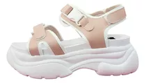 Sandalia Mujer Plataforma Moda Base Sneakers