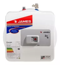 Calefon Termotanque James 20lts Prisma Acero Salida Superior