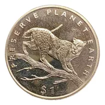 Liberia - 1 Dollar - Año 1995 - Km #133 - Leopardo