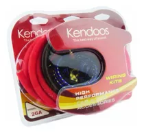 Kit De Cables P/ Amplificador Marca Kendoos 2ga. 2 Gauges