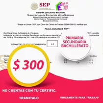 Certificados De Estudios Para Trabajar