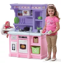 Cocina Para Niñas Rosado - Step2 - Cocinita Mini Chef Rosa Color Lila