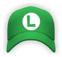Gorra Luigi Trucker De Mario Bros