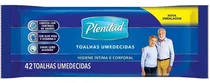 Toalha Umedecida Adulto Plenitud Com 42 Unidades