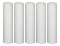 5 Refil Filtro Caixa D´água Cavalete Pp Liso 9 3/4 5 Micras