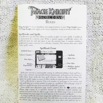 Mage Knight Miniatura Rpg D&d Manual De Sorcery 40 Pg - Novo