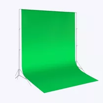 Tecido Chroma Key Fundo Infinito Estúdio 1,00 X 1,80 Metros Cor Verde Fluor