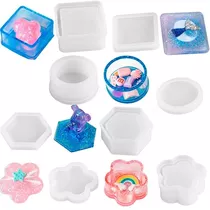 Molde De Silicona Para Resina Cofre Joyas Caja De Joyería