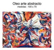 Cuadro Abstracto Pintura Arte Oleo Moderno Sala Comedor