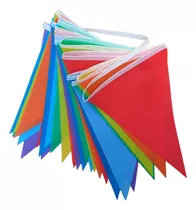 Banderin Multicolor Arcoiris Apto Exterior X 10 Metros