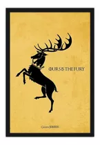 Quadro 44x64cm Game Of Thrones - Got - Casa Baratheon - 38