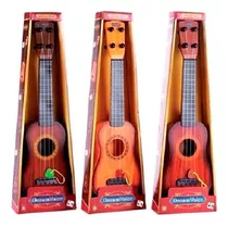 Mini Violao Infantil Brinquedo Ukulele Cordas Aço C/ Palheta